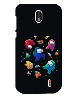 Чохол для Nokia 1 з картинкою «Among Us космос»