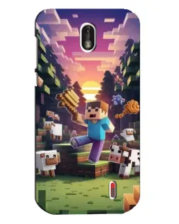 Чохол для Nokia 1 з картинкою «Стів на фермі» Чохол для Nokia 1 з картинкою «Стів на фермі»