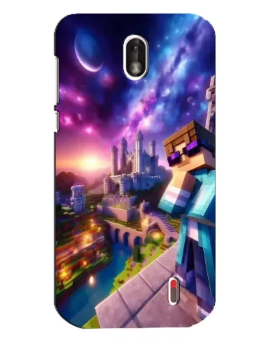 Чохол для Nokia 1 з картинкою «Стів та космос»