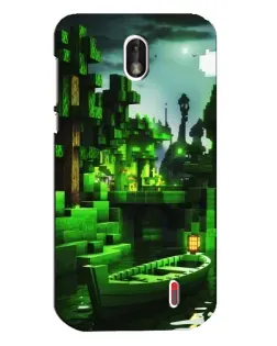 Чохол для Nokia 1 з картинкою «Minecraft лісовий пейзаж» Чохол для Nokia 1 з картинкою «Minecraft лісовий пейзаж»