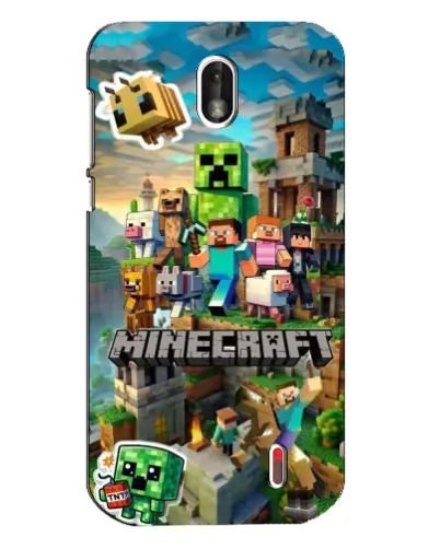 Чохол для Nokia 1 з картинкою «Замок Minecraft»
