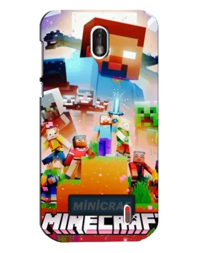 Чохол для Nokia 1 з картинкою «Minecraft герої гри»
