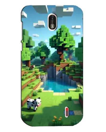 Чохол для Nokia 1 з картинкою «Minecraft літній день»