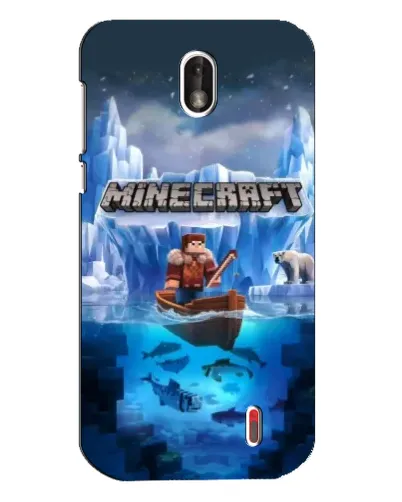 Чохол для Nokia 1 з картинкою «Minecraft льодянийсвіт»