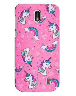 Чохол для Nokia 1 з картинкою «Unicorn паттерн рожевий» Чохол для Nokia 1 з картинкою «Unicorn паттерн рожевий»