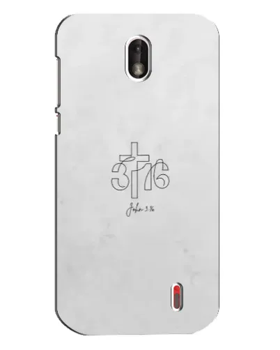 Чохол для Nokia 1 з картинкою «Івана 3:16 Хрест» Чохол для Nokia 1 з картинкою «Івана 3:16 Хрест»