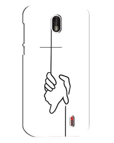 Чохол для Nokia 1 з картинкою «Рука тримає» Чохол для Nokia 1 з картинкою «Рука тримає»