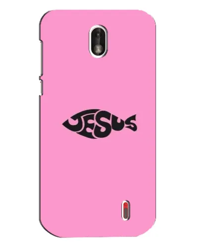 Чохол для Nokia 1 з картинкою «Рожевий символ Jesus» Чохол для Nokia 1 з картинкою «Рожевий символ Jesus»