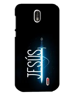 Чохол для Nokia 1 з картинкою «Меч Духа Jesus»