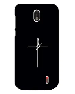 Чехол для Nokia 1 с картинкой «Тонкий крест»