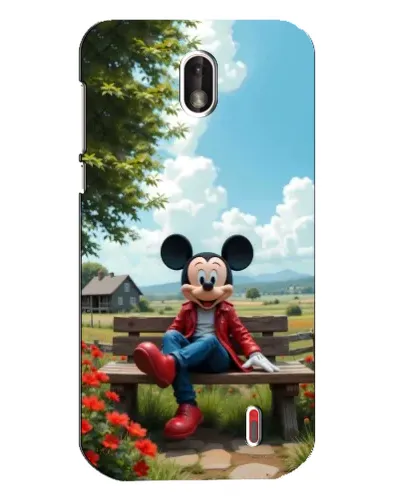 Чохол для Nokia 1 з картинкою «Міккі на лавці» Чохол для Nokia 1 з картинкою «Міккі на лавці»