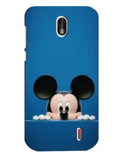 Чохол для Nokia 1 з картинкою «Міккі виглядає»