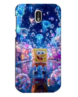 Чехол для Nokia 1 с картинкой «Неоновый океан»