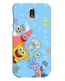 Чехол для Nokia 1 с картинкой «Веселые пузырьки»