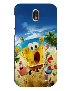 Чехол для Nokia 1 с картинкой «Развлечения на пляже»