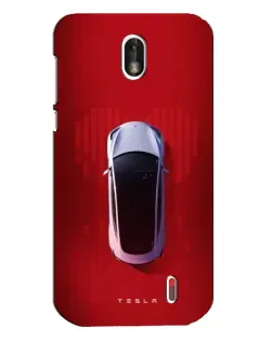 Чехол для Nokia 1 с картинкой «Tesla Top View» Чехол для Nokia 1 с картинкой «Tesla Top View»