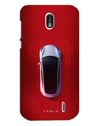 Чехол для Nokia 1 с картинкой «Tesla Top View»