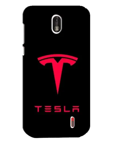 Чехол для Nokia 1 с картинкой «Tesla Red Logo»
