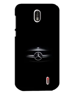 Чехол для Nokia 1 с картинкой «Mercedes — абстрактные линии» Чехол для Nokia 1 с картинкой «Mercedes — абстрактные линии»
