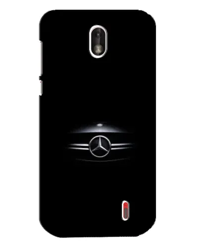 Чехол для Nokia 1 с картинкой «Mercedes — абстрактные линии»