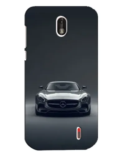 Чехол для Nokia 1 с картинкой «Mercedes на черном»
