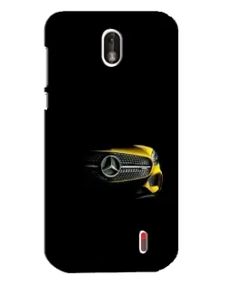 Чехол для Nokia 1 с картинкой «Mercedes — ретро стиль»