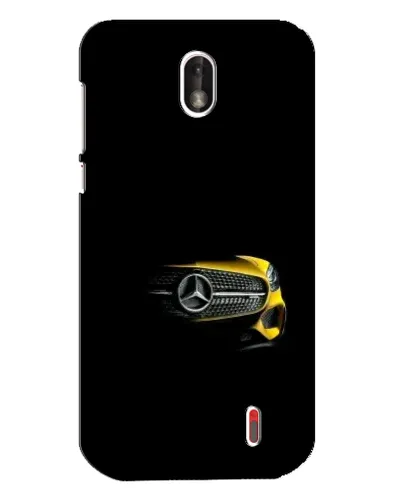 Чехол для Nokia 1 с картинкой «Mercedes — ретро стиль»