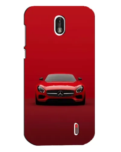 Чехол для Nokia 1 с картинкой «Красный Mercedes AMG»