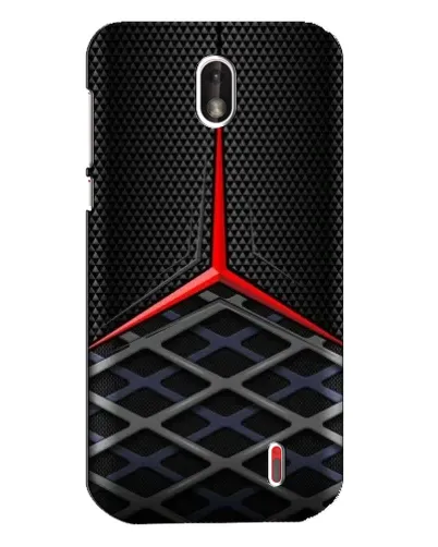 Чехол для Nokia 1 с картинкой «Mercedes Carbon Grid»
