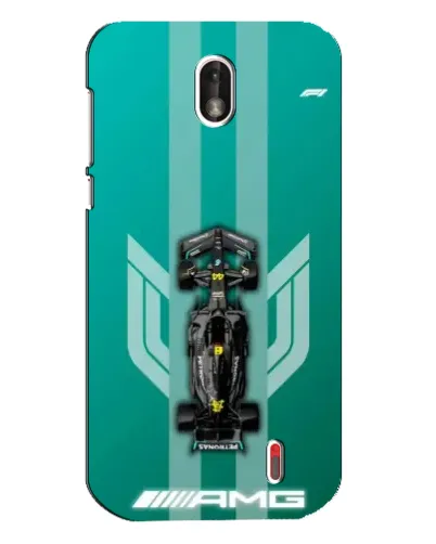 Чехол для Nokia 1 с картинкой «Mercedes AMG Petronas»