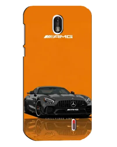 Чехол для Nokia 1 с картинкой «Оранжевый Mercedes AMG»