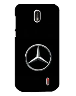 Чехол для Nokia 1 с картинкой «Mercedes классический лого»