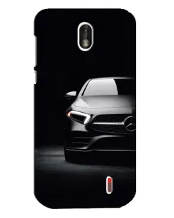 Чехол для Nokia 1 с картинкой «Свет фар Mercedes»