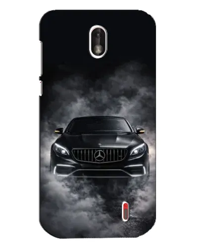 Чехол для Nokia 1 с картинкой «Mercedes в дыму»