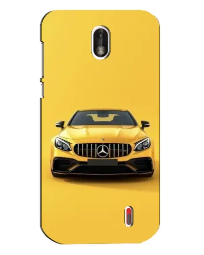 Чехол для Nokia 1 с картинкой «Желтый Mercedes GT»