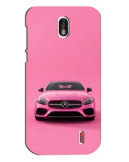 Чехол для Nokia 1 с картинкой «Розовый Mercedes AMG»