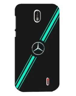 Чехол для Nokia 1 с картинкой «Спортивные линии Mercedes»