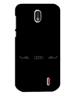 Чехол для Nokia 1 с картинкой «Audi — световой подпись» Чехол для Nokia 1 с картинкой «Audi — световой подпись»
