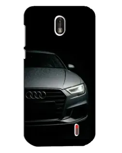 Чехол для Nokia 1 с картинкой «Audi — детализация кузова» Чехол для Nokia 1 с картинкой «Audi — детализация кузова»
