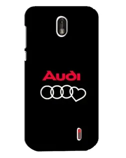 Чехол для Nokia 1 с картинкой «Логотип Audi Heart» Чехол для Nokia 1 с картинкой «Логотип Audi Heart»