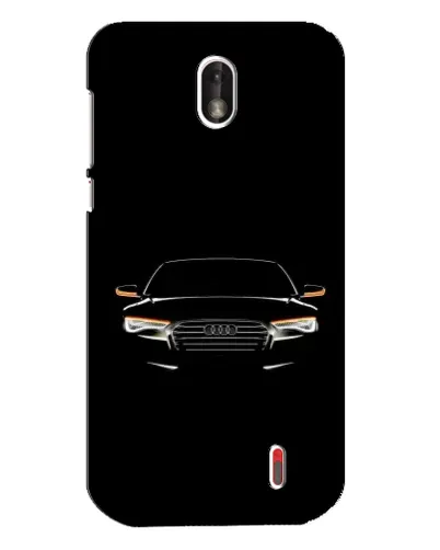 Чехол для Nokia 1 с картинкой «Audi — ночной контур»