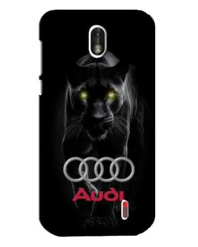 Чехол для Nokia 1 с картинкой «Пантера и Audi»