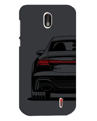 Чехол для Nokia 1 с картинкой «Задняя часть Audi — арт»