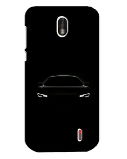 Чехол для Nokia 1 с картинкой «Взгляд Audi в темноте»