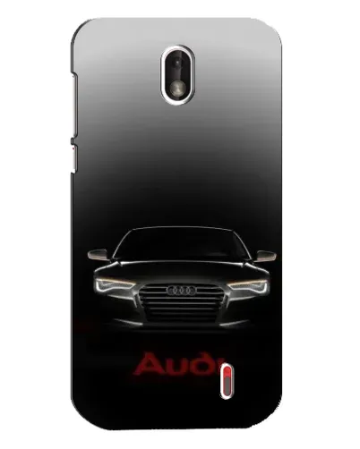 Чехол для Nokia 1 с картинкой «Audi — градиентный контур»