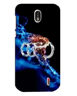 Чехол для Nokia 1 с картинкой «Энергия лого Audi»