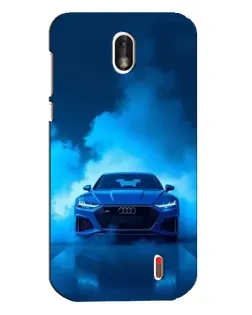 Чехол для Nokia 1 с картинкой «Audi — голубая энергия»