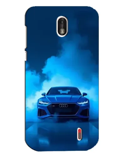 Чехол для Nokia 1 с картинкой «Audi — голубая энергия»