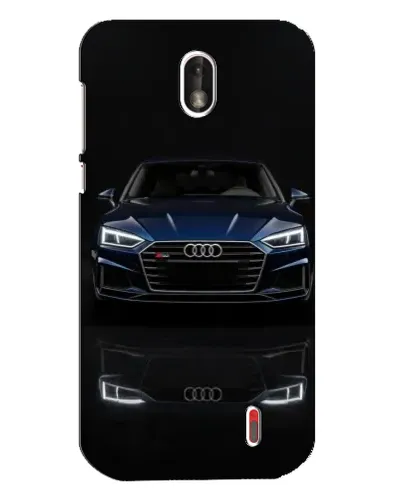 Чехол для Nokia 1 с картинкой «Audi — ночное отражение»