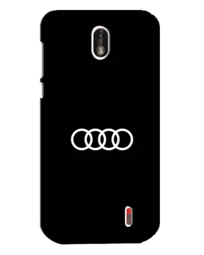 Чехол для Nokia 1 с картинкой «Audi White Logo»